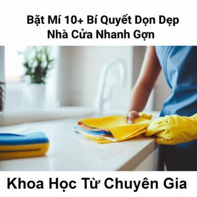 Bật Mí 10+ Bí Quyết Dọn Dẹp Nhà Cửa Nhanh Gọn, Khoa Học Từ Chuyên Gia