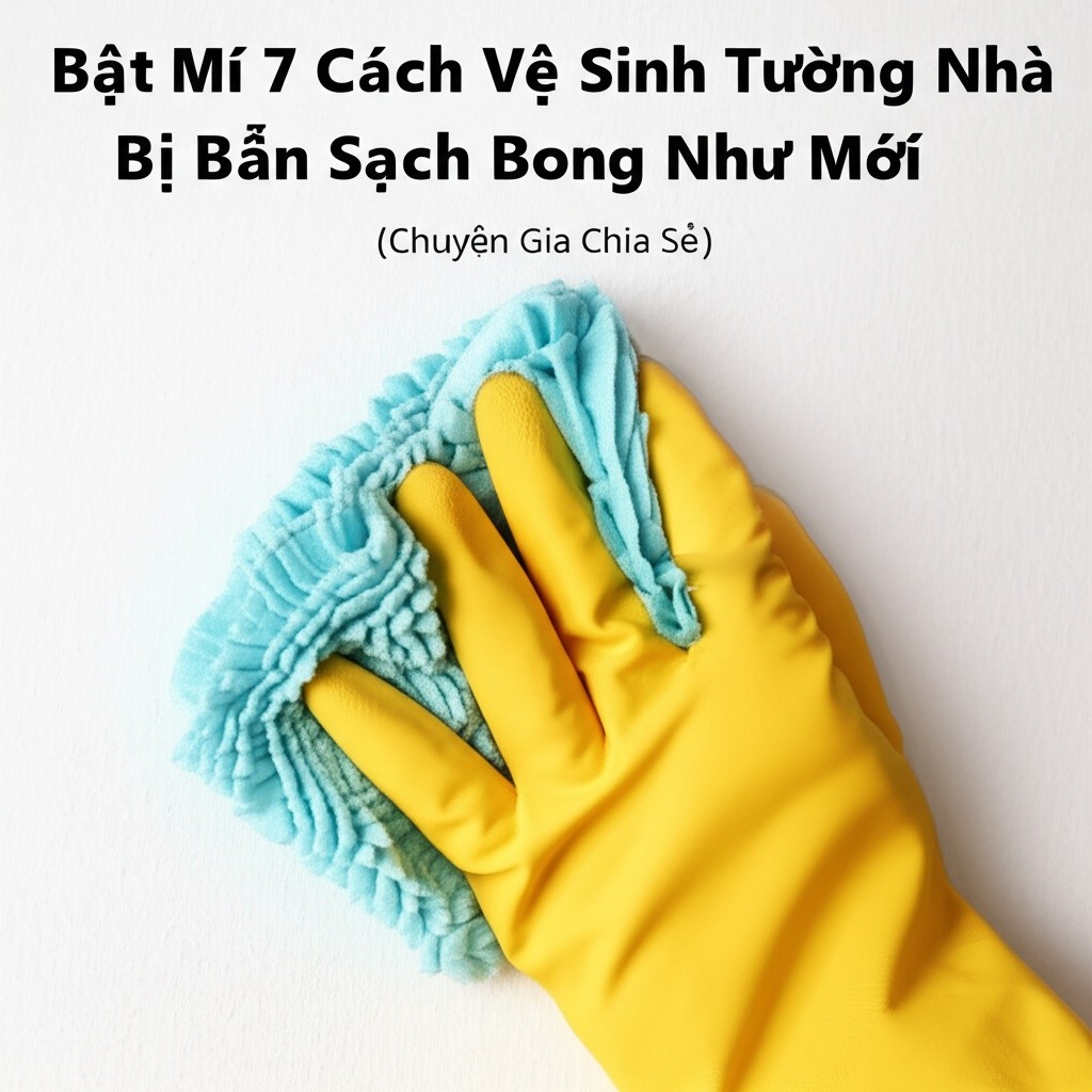 Hình minh họa cho bài viết: Bật Mí 7 Cách Vệ Sinh Tường Nhà Bị Bẩn Sạch Bong Như Mới (Chuyên Gia Chia Sẻ)