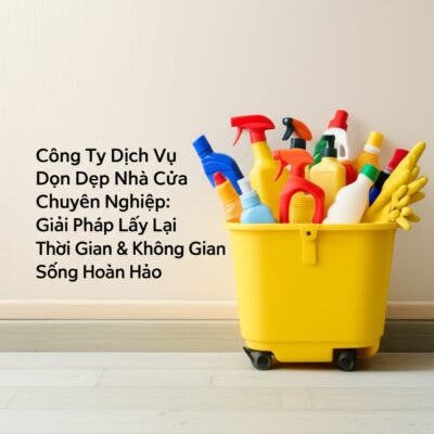 Công Ty Dịch Vụ Dọn Dẹp Nhà Cửa Chuyên Nghiệp: Giải Pháp Lấy Lại Thời Gian & Không Gian Sống Hoàn Hảo