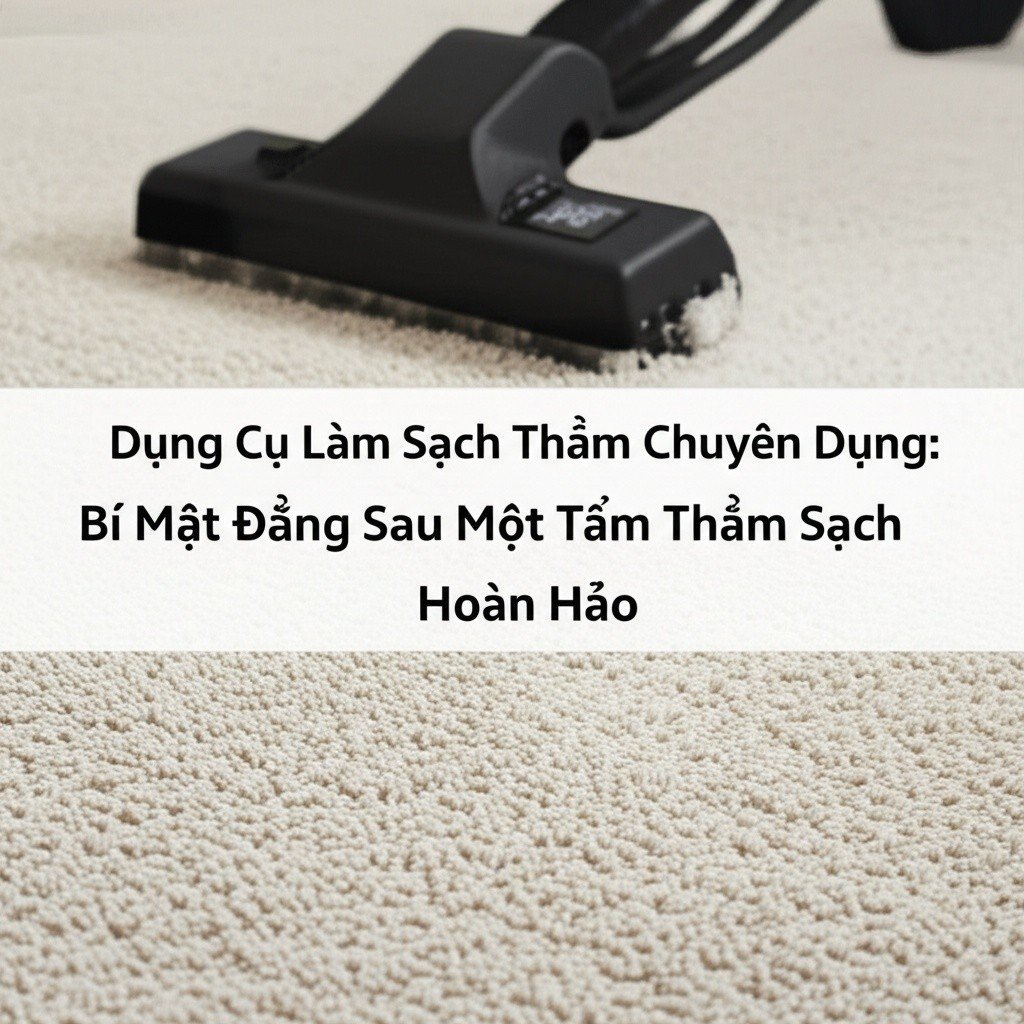 Hình minh họa cho bài viết: Dụng Cụ Làm Sạch Thảm Chuyên Dụng: Bí Mật Đằng Sau Một Tấm Thảm Sạch Hoàn Hảo