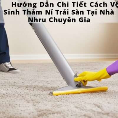Hướng Dẫn Chi Tiết Cách Vệ Sinh Thảm Nỉ Trải Sàn Tại Nhà Như Chuyên Gia