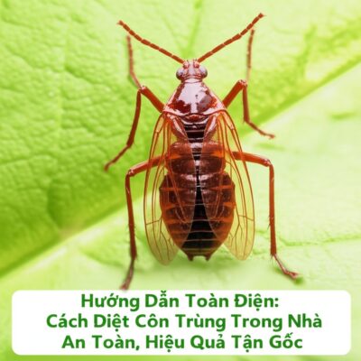 Hướng Dẫn Toàn Diện: Cách Diệt Côn Trùng Trong Nhà An Toàn, Hiệu Quả Tận Gốc