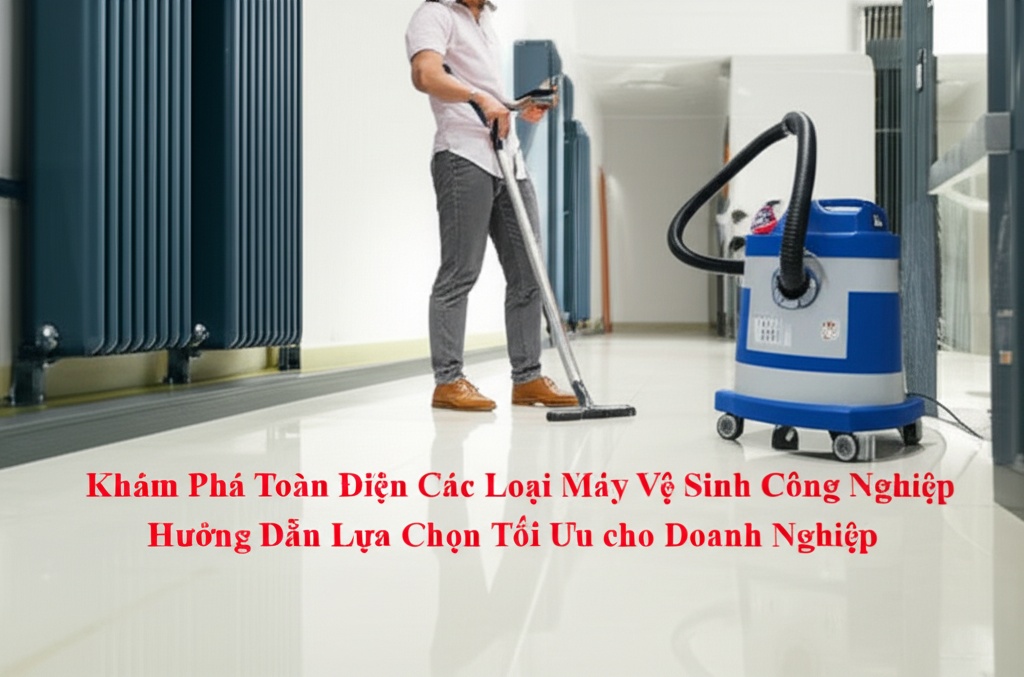Hình minh họa cho bài viết: Khám Phá Toàn Diện Các Loại Máy Vệ Sinh Công Nghiệp: Hướng Dẫn Lựa Chọn Tối Ưu cho Doanh Nghiệp